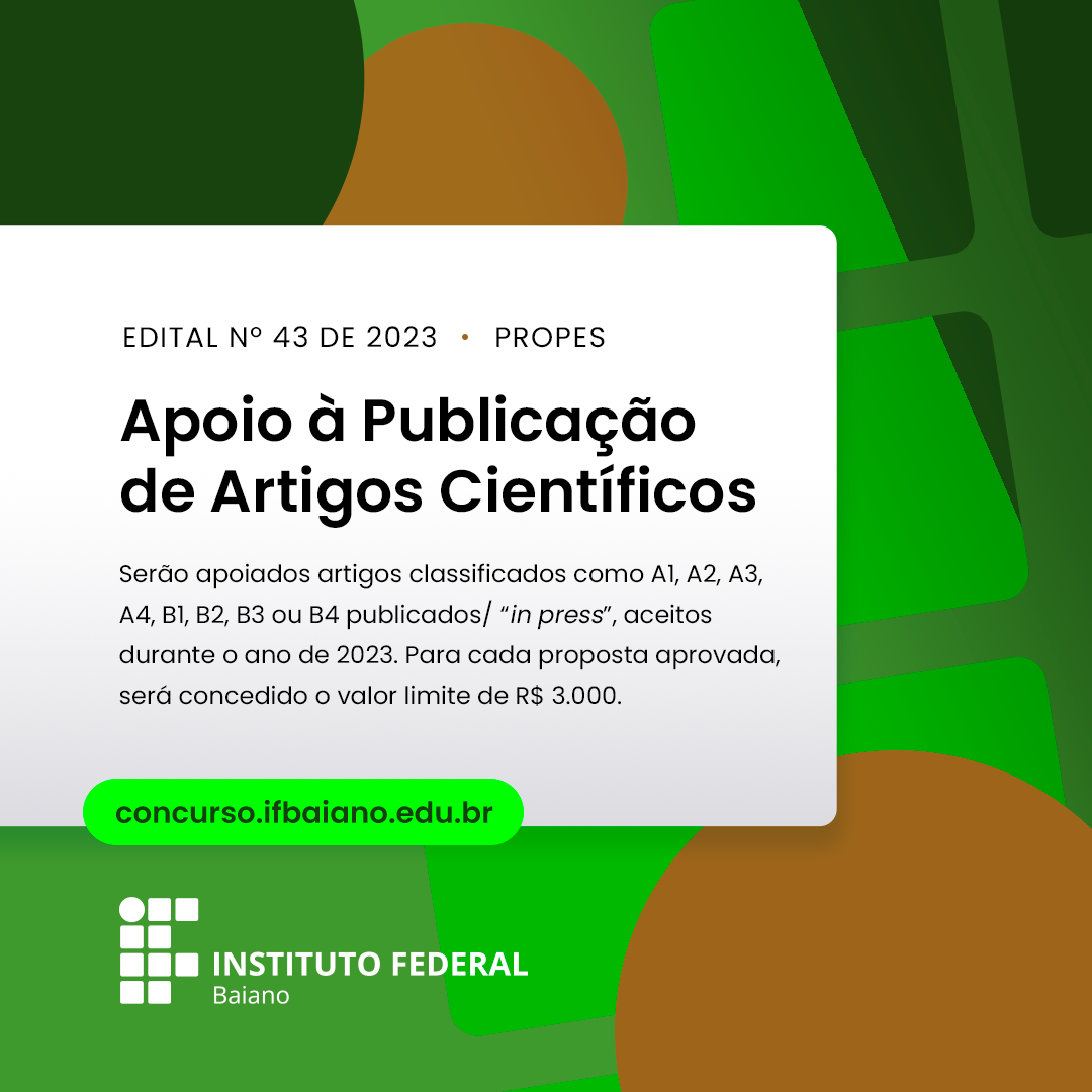 Renovação de Matrícula 2023 - Integrado e Subsequente — IFBA - Instituto  Federal de Educação, Ciência e Tecnologia da Bahia Instituto Federal da  Bahia